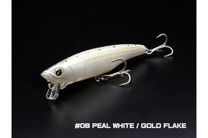 Воблер Little Jack Borabress 80mm #08 peal white gold flake