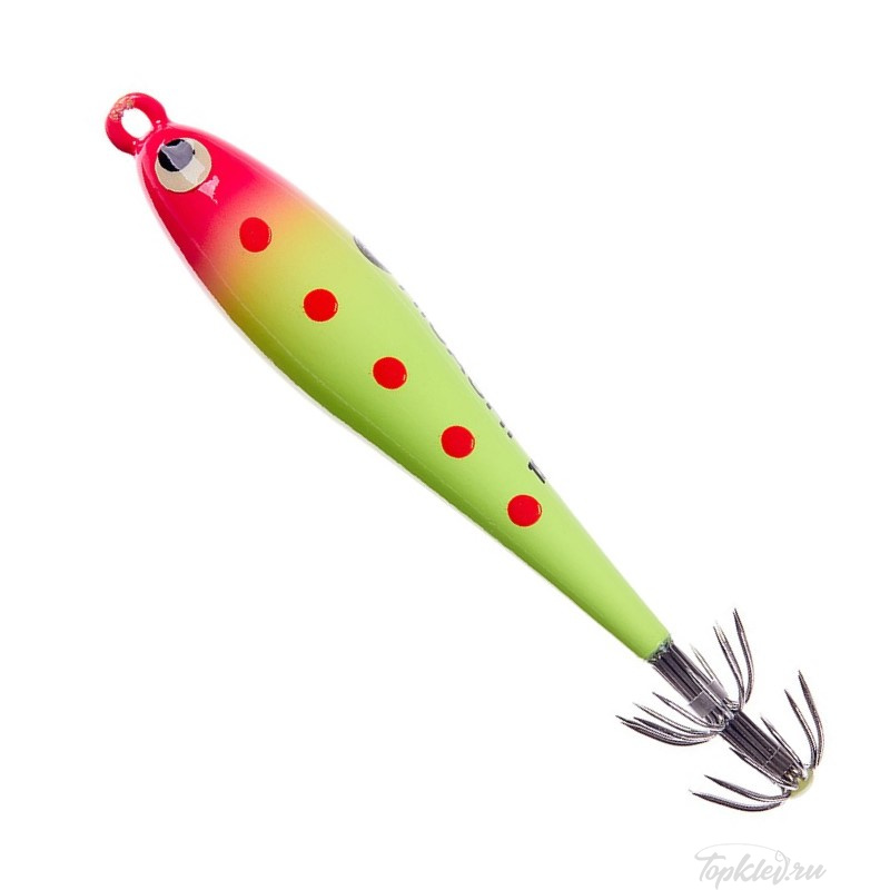 Кальмарница Higashi Squid Paint Sinker 150гр #09 Neon Red Head