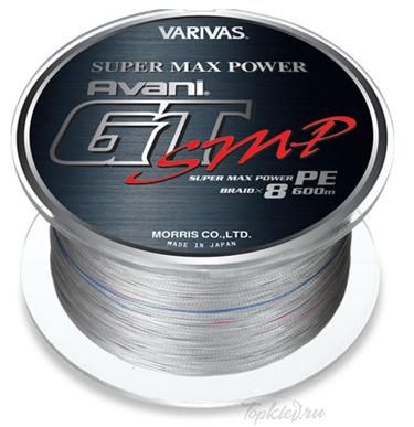Шнур плетёный Varivas PE Avani GT SMP 600m #5 80lb 36.2кг
