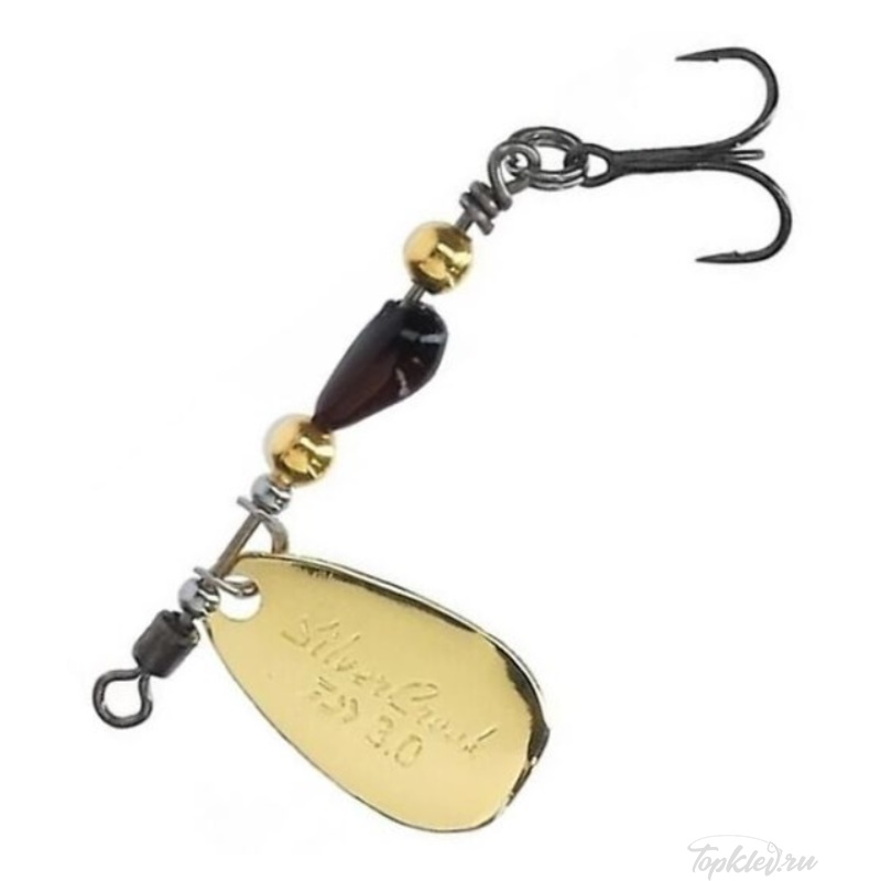 Блесна колеблющаяся Daiwa Silver Creek Spinner 6g #Coffee