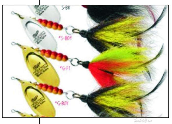 Блесна вращающаяся Mepps "Musky Killer OR" №5 блистер