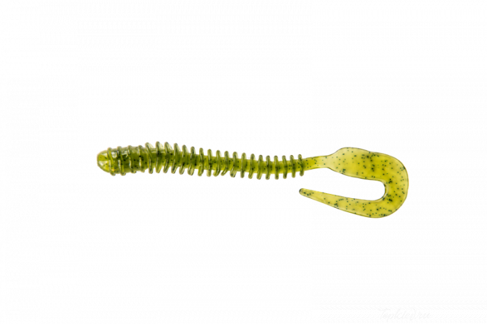 Приманка мягкая Allvega "Monster Worm" 10см 3,3г (6шт.) цвет green pumpkin