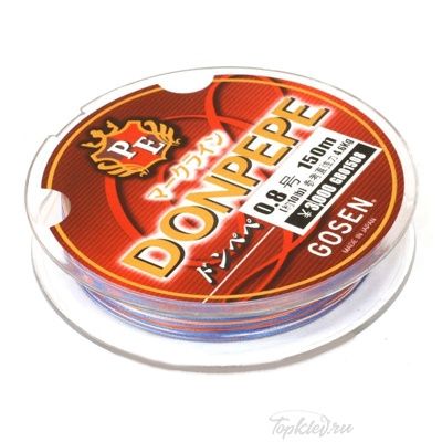 Шнур плетеный Gosen DONPEPE MARKLINE PE 150m #0.6