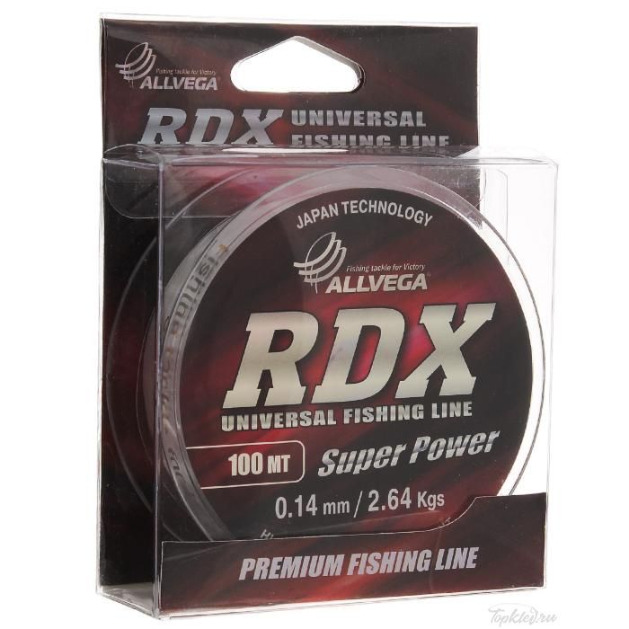 Леска Allvega RDX 0.30мм (100м) (9,78кг) (прозрачная)