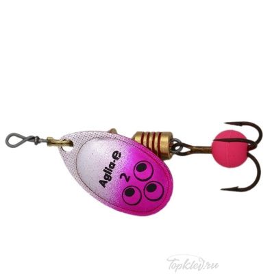Блесна вращающаяся Mepps "Aglia E" №2 Pink Bright (12шт)