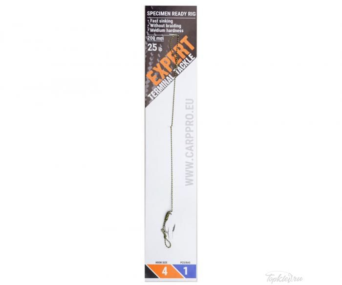 Готовый поводок с крючком Carp Pro №4 "Maruto"Specimen