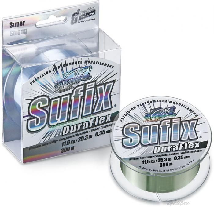 Леска Sufix Duraflex 150м 0.14мм 2,4кг