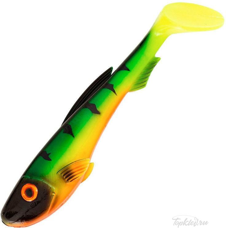Приманка мягкая Abu Garcia Beast Paddle Tail 17 см Fire Tiger