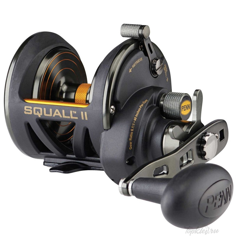 Катушка мультипликаторная Penn Squall II 50 (SQLII50LW) Катушка мультипликаторная Penn Squall II 50 (SQLII50LW)