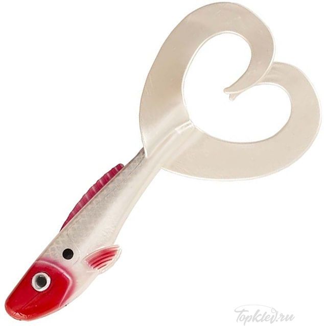 Приманка мягкая Abu Garcia Beast Twin Tail 21 см Red Head