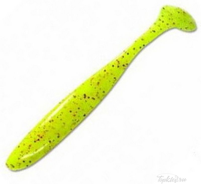 Приманка силиконовая Keitech Easy Shiner 3" PAL #01 Chartreuse Red Flake