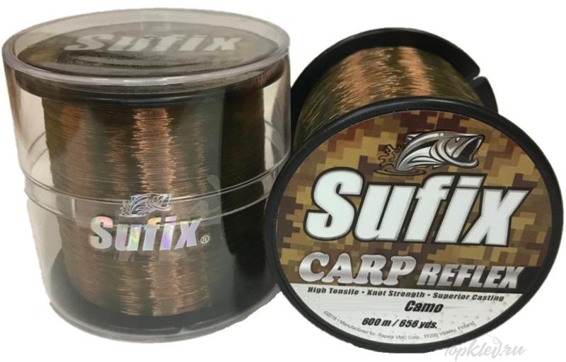 Леска карповая Sufix Reflex 600м 0.28мм 6.6кг CAMO