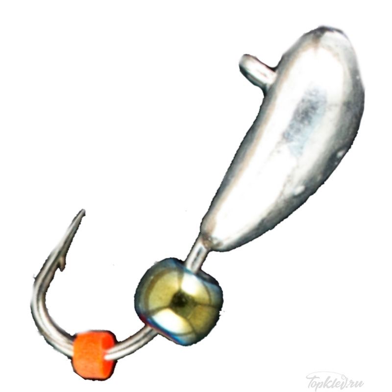 Мормышка вольфрамовая Dixxon DS Fishing Чесночинка с ушком d5,0, серебро (5 шт)