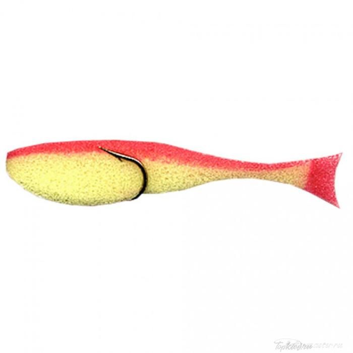 Поролоновая рыбка Контакт (двойник),10 см желто-красный (1упак*5шт)