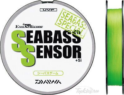 Шнур плетёный PE Daiwa - UVF SEABASS SENSOR+SI #0.6-150m GREEN 8LB