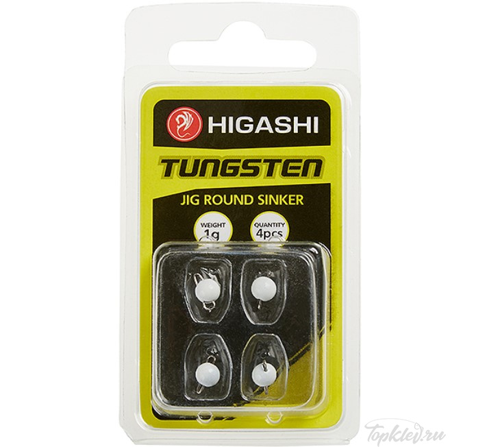 Грузила Higashi Jig Tungsten Sinker R Luminious 2гр (set-4pcs) Грузила Higashi Jig Tungsten Sinker R Luminious 2гр (set-4pcs)