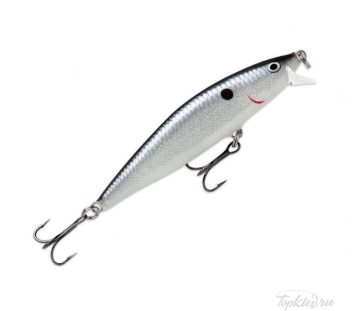 Воблер Rapala Flat Rap 08 /SEW /плавающий/ 0,9-1,8м, 8см, 7гр Воблер Rapala Flat Rap 08 /SEW /плавающий/ 0,9-1,8м, 8см, 7гр