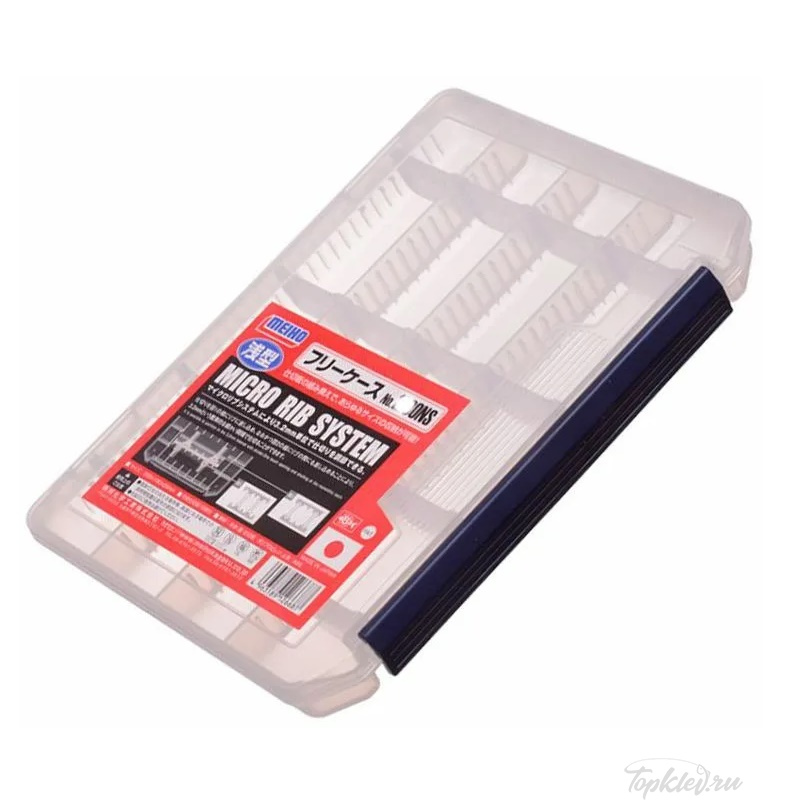 Коробка для приманок Meiho Free Case №1200 NS (255x190x28мм) #Clear