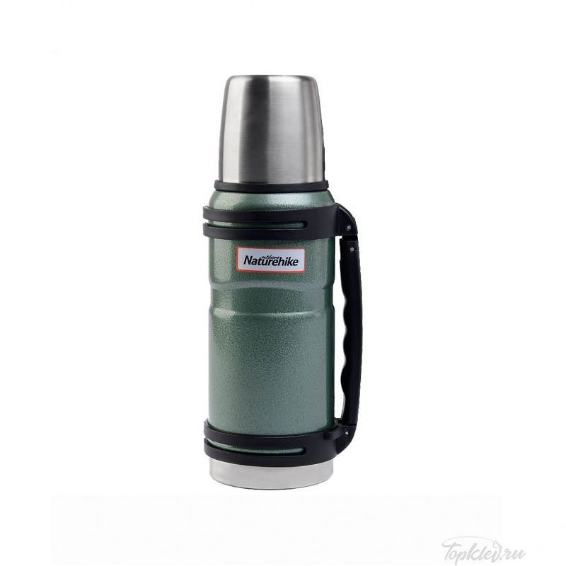 Термос Naturehike Outdoor Stainless Steel Vacuum Flask 1л #Forest green