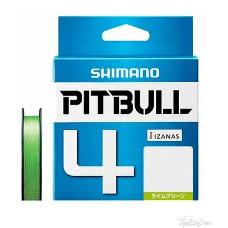 Шнур плетёный Shimano Pitbull PL-M54R X4 #1 (150м, 9.1кг, 0.165мм) #LimeGreen
