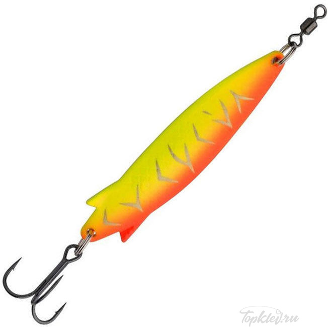 Блесна колеблющаяся Abu Garcia Toby 28g LF #Red Hot Tiger