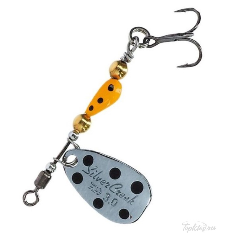Блесна колеблющаяся Daiwa Silver Creek Spinner 4g #Mustard