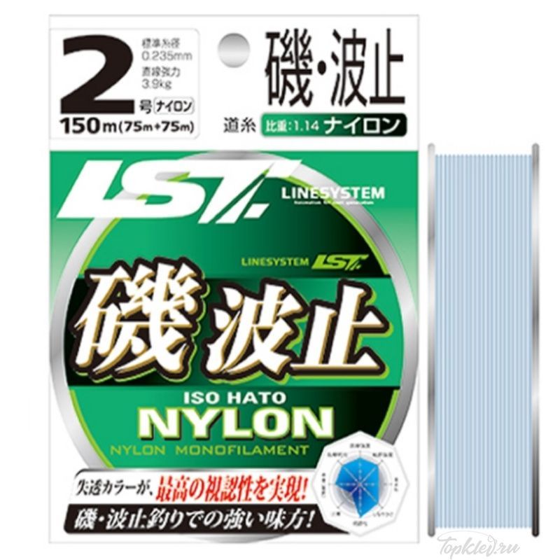Леска Linesystem Iso Hato blue-white #4 (150m) Леска Linesystem Iso Hato blue-white #4 (150m)
