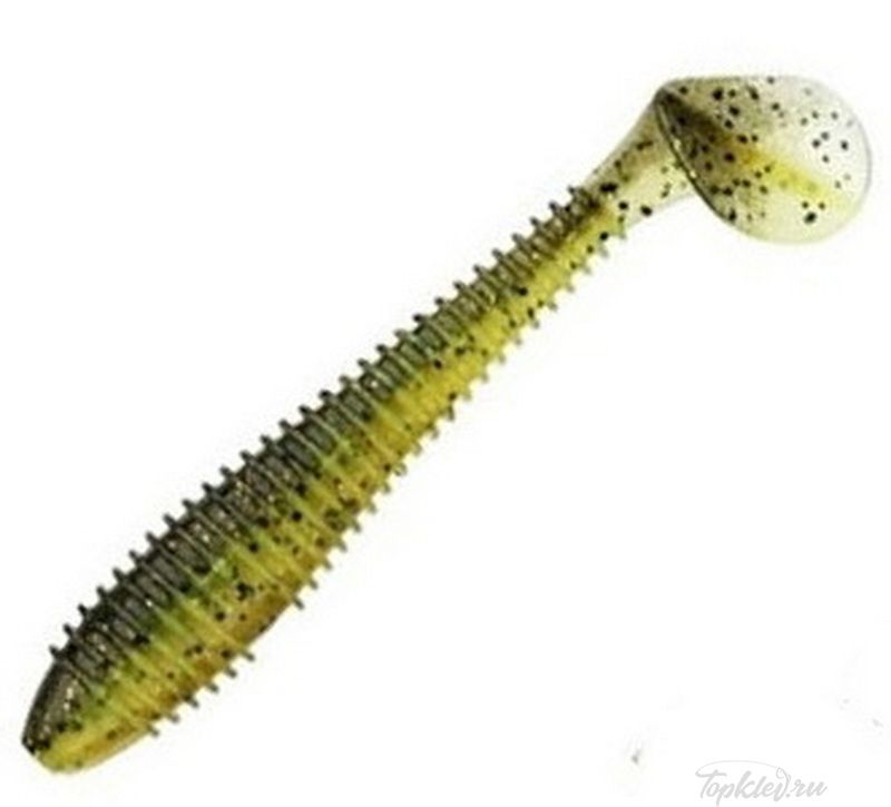 Приманка силиконовая Keitech Swing Impact 3.5" EA#07 Watermelon PP./Yellow P