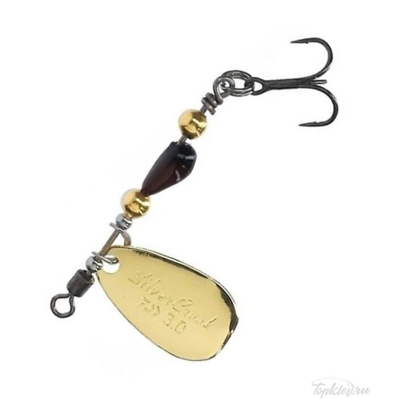 Блесна колеблющаяся Daiwa Silver Creek Spinner 4g #Coffee