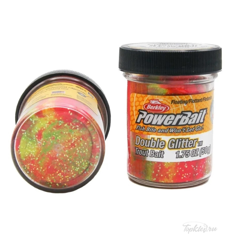 Паста форелевая Berkley PowerBait Extra Scent Glitter ESDGTB-SYSGFR