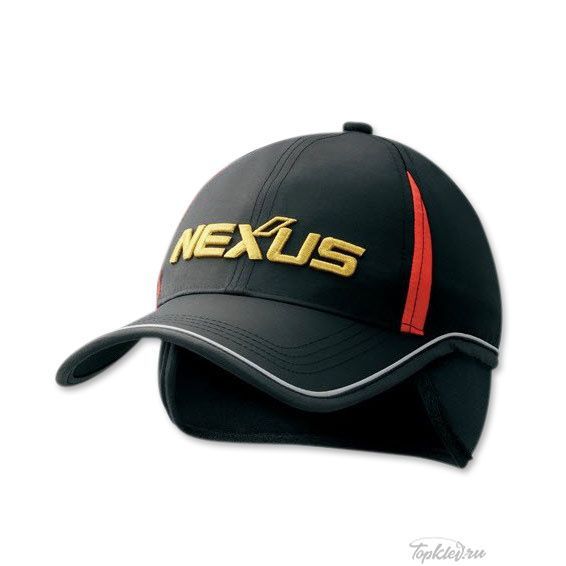 Кепка зимняя Shimano NEXUS Water Repellent Cap with ear warmer CA-146M Regular черный