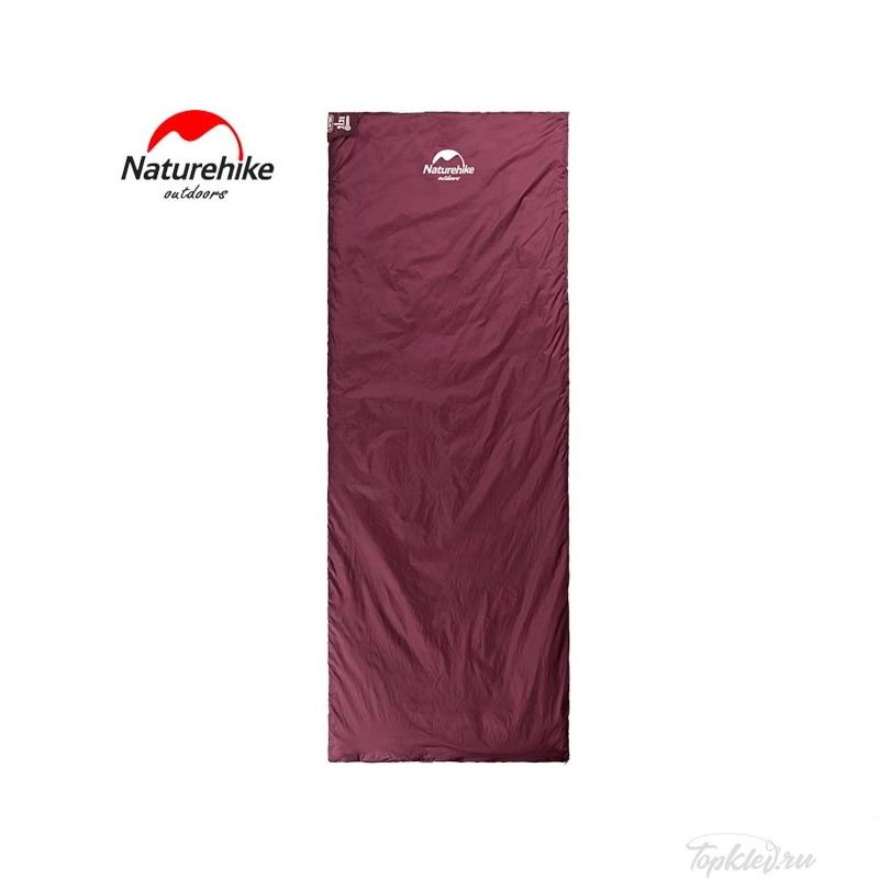 Спальный мешок Naturehike Mini Ultralight Sleeping Bag L (Burgundy Red)