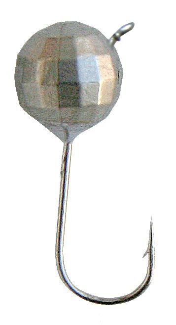 Мормышка вольфрамовая Dixxon-Rus Шар с ушком фигурный d2,5 никель (10шт)