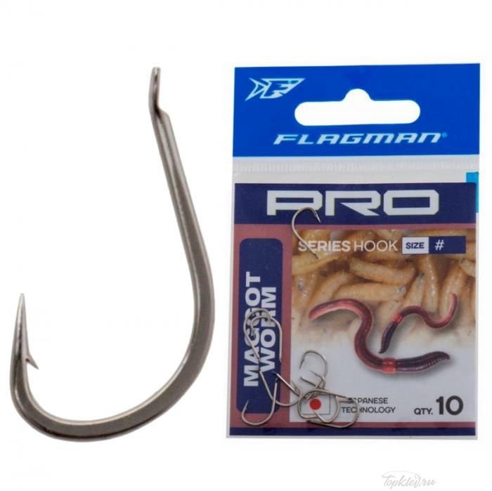 Крючки Flagman Maggot/Worm #8 10шт