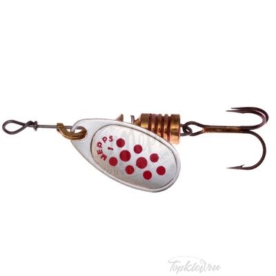 Блесна вращающаяся Mepps "Comet PTS Rouges AG" №1 (3,5г) на подложке 1 шт.