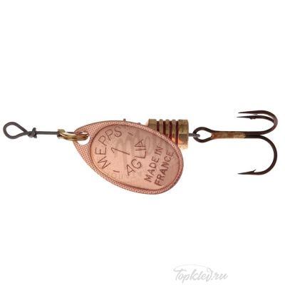 Блесна вращающаяся Mepps "Aglia CU" блистер №1 (3,5г)