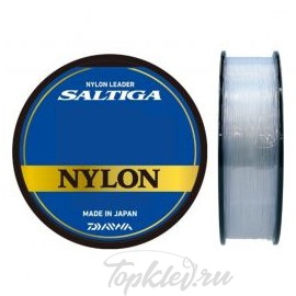 Лидер нейлоновый Daiwa Saltiga Nylon Leader #100 (30м, 320lb, 1.66мм) #Clean