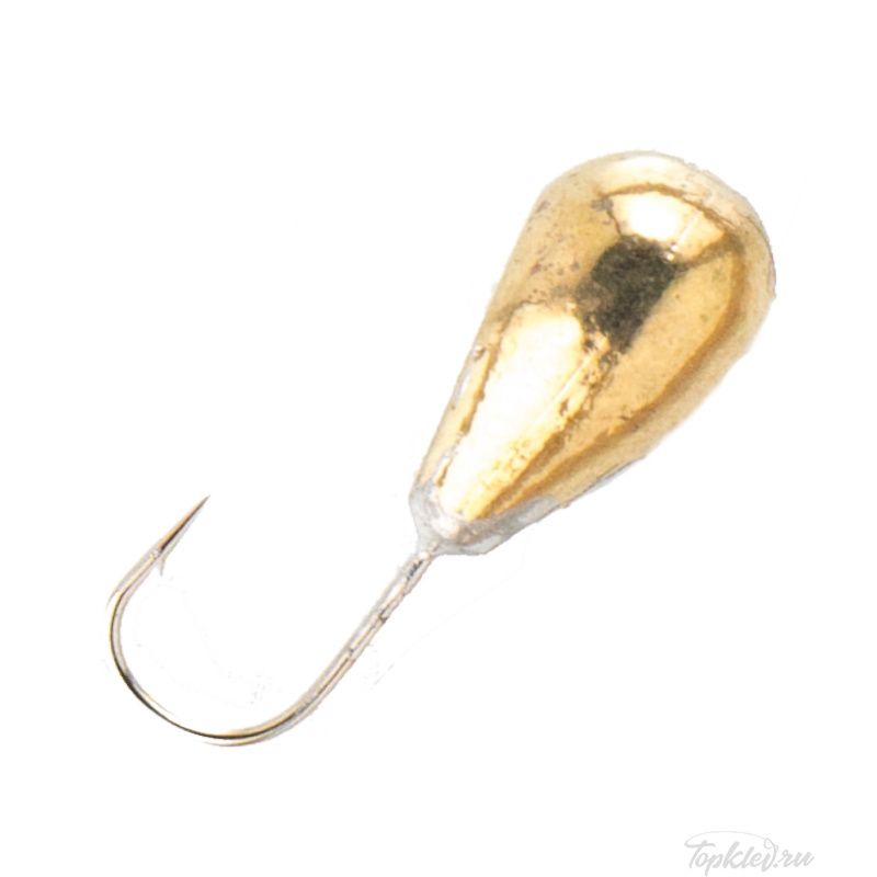 Мормышка вольфрамовая Dixxon DS Fishing Каблучок d6,0, золото (5 шт)