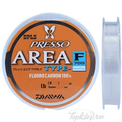 Флюорокарбон Daiwa Presso Area Type-F #0.5 (100м, 2lb, 0.117мм) #Natural