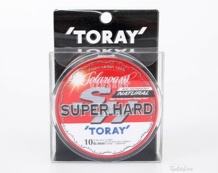 Флюорокарбон Toray - SUPER HARD NATURAL 100m 3Lb