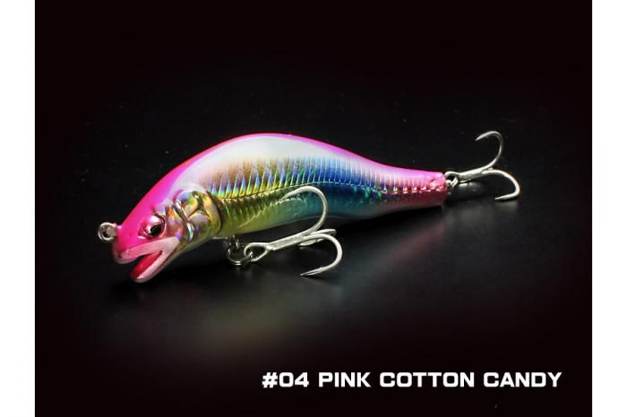 Воблер Little Jack Ayukawa Kou 80mm #04 pink cotton candy