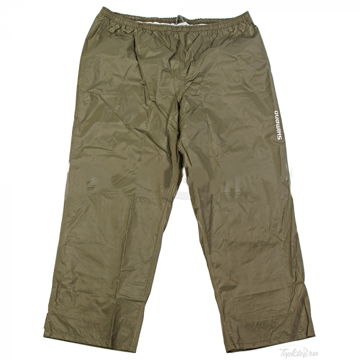 Брюки Shimano DS Basic Bib Хаки/Красные RA-02PQ 2XL