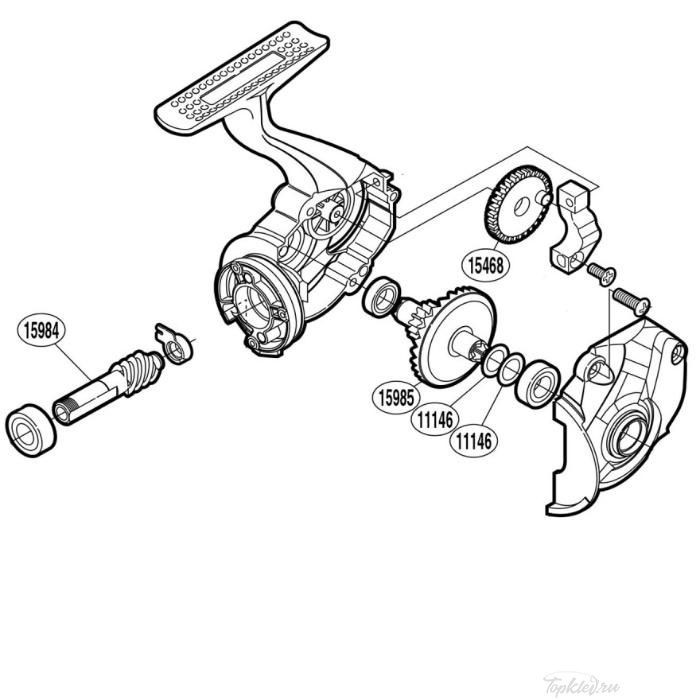 Запасная часть для катушки Shimano DRIVE GEAR шестерня ведущая (RD15985)