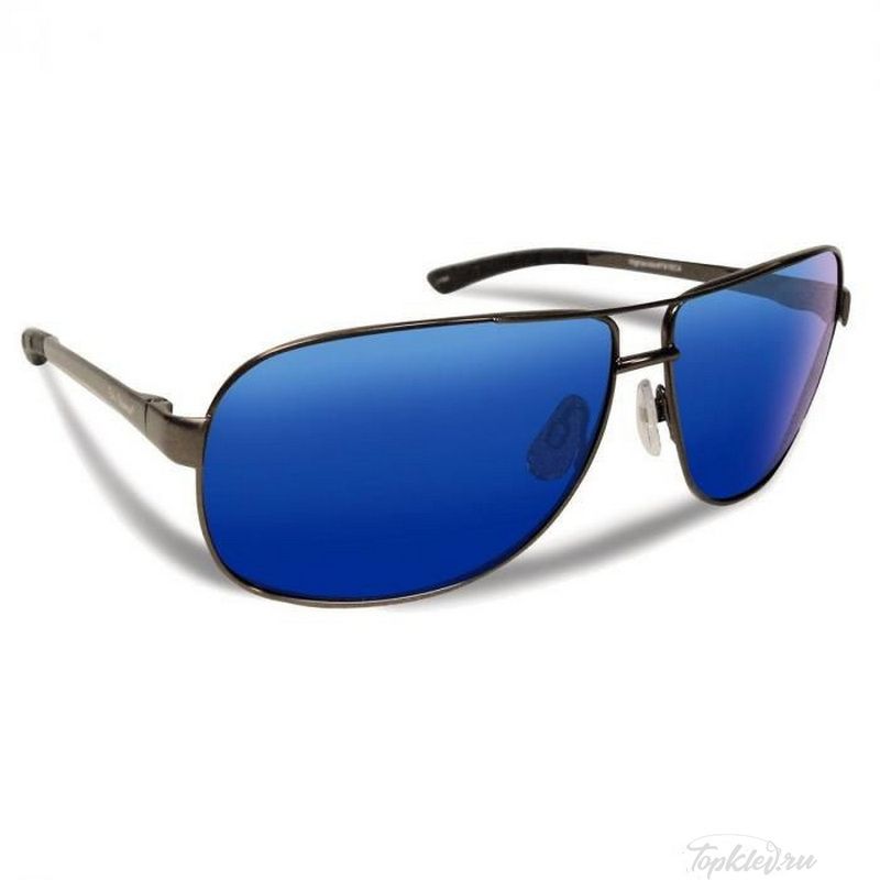 Очки Flying Fisherman 7816GSB Highlander, Gun Metal, Smoke/Blue Mirror
