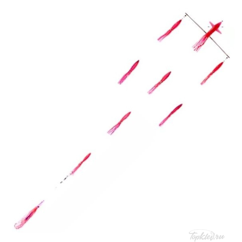Оснастка Higashi 18 Right Direction Flock fish 9 Squid 580гр #Pink Tiger