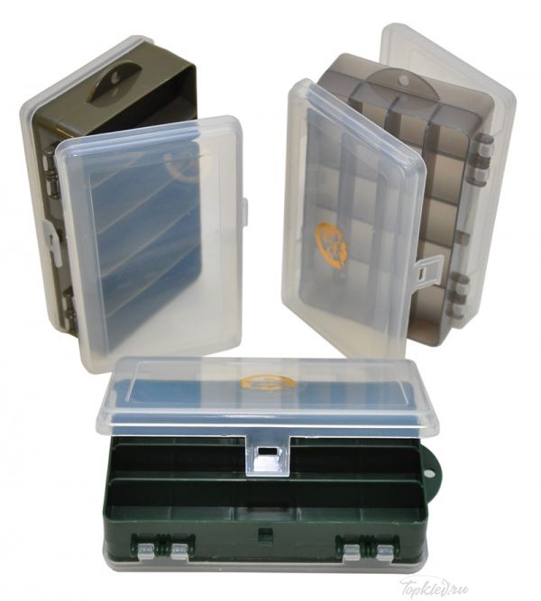 Коробочка рыболовная Три Кита ТК-21 2-х сторонняя (154х97х46)