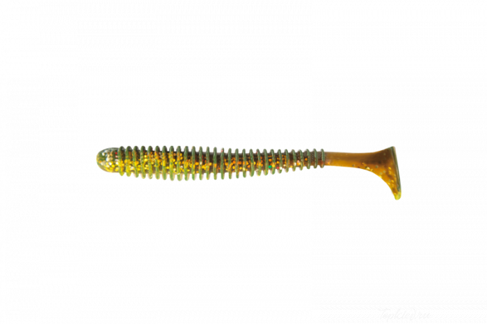 Приманка мягкая Allvega "Skinny Tail" 5см 1г (8шт.) цвет green oil confetti
