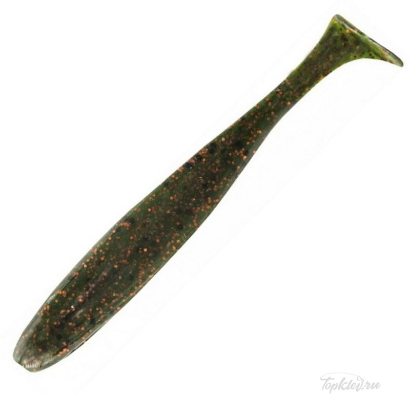 Приманка мягкая Allvega "Blade Shad" 10см 5г (5шт.) цвет green pumpkin red flake