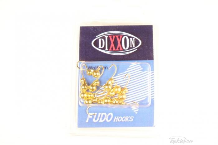 Мормышка вольфрамовая Dixxon-Rus Шар + шар с ушком d3, золото (10шт)