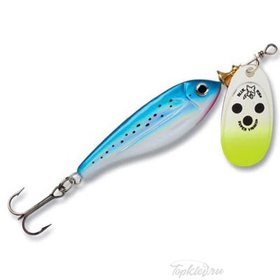 Блесна вращающаяся Blue Fox Minnow Super Vibrax BFMSV1 /SB